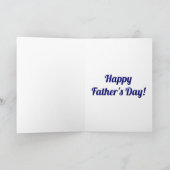 キング・オブ・スイング |ユニオン・ジャック・ゴルファー |父の日 カード (内部)