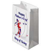 キング・オブ・スイング – ユニオン・ジャック・フラッグ・ゴルファー父の日 スモールペーパーバッグ (正面アングル)