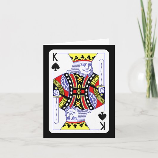 キング・オブ・スペードトランプハロウィーン衣装Cas カード (正面)