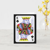 キング・オブ・スペードトランプハロウィーン衣装Cas カード (黄色い花)