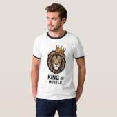 キング・オブ・ハッスル - ライオンクラウンTシャツ Tシャツ (正面フル)