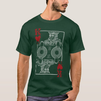 キング・オブ・ハーツのクラブで踊り狂うディスコテクノファッション DJ King Tシャツ