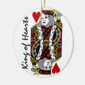 キング・オブ・ハートオーナメント セラミックオーナメント (左)