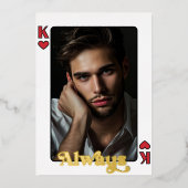 キング・オブ・ハートフォトカスタム・ヴァレンティーズ・デイ 箔シーズンカード (正面)