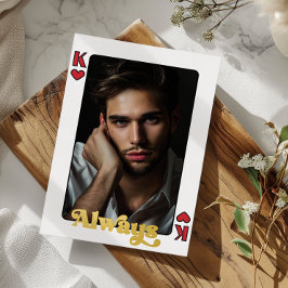 キング・オブ・ハートフォトカスタム・ヴァレンティーズ・デイ 箔シーズンカード