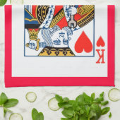 キング・オブ・ハート キッチンタオル (折り畳み)