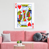 キング・オブ・ハート キャンバスプリント (インサイチュ (リビング))