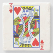 キング・オブ・ハート ストーンコースター (正面)