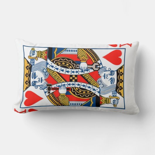 キング・オブ・ハート ランバークッション (正面)