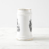 キング・オブ・ビール・エングレーテッド・スタイン ビールジョッキ (中央)