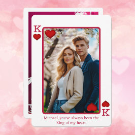 キング・オブ・マイ・ハート写真バレンタインデー・ホリデー・カー シーズンカード