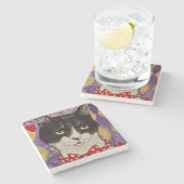 キング・キャット・コースター ストーンコースター (横)