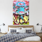 キング・キャブ・ザ・エンジェル キャンバスプリント (インサイチュ (寝室))