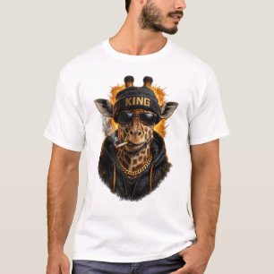 キング・キリン・ストリートウェアTシャツ - Urban Animal Des Tシャツ