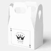 キング&クイーンオブクラブカジノトランプのポーカーカー結婚ド フェイバーボックス (オープン)