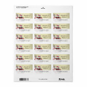 キング&クイーントランプ結婚ズ住所 シール (フルシート)