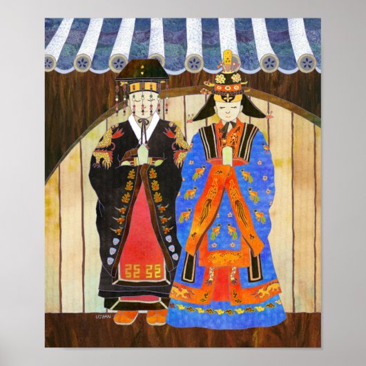 キング&クイーン結婚ズポスター ポスター (正面)