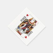 キング&クイーン・オブ・ハートラスベガス結婚ズ スタンダードカクテルナプキン (角)