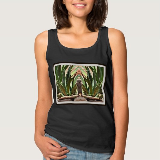 キング・グラウンド・リス女子ベーシック・タンク・トップ Tシャツ (正面)