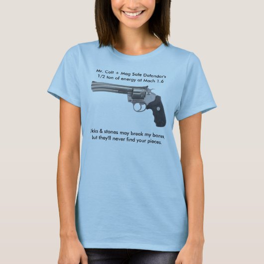 キング・コブラ、Colt氏 + Mag安全なDefender's1/2 t… Tシャツ (正面)