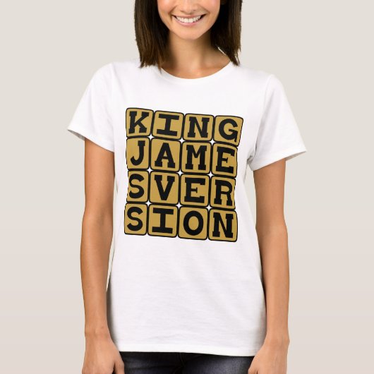キング・ジェームズ聖書版 選別 Tシャツ (正面)