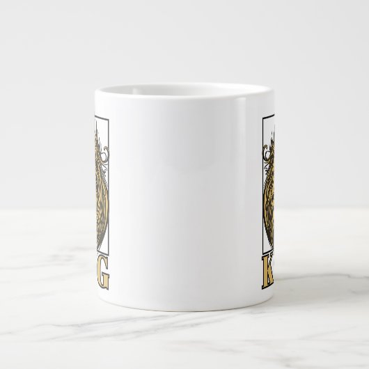 キング ジャンボコーヒーマグカップ (正面)