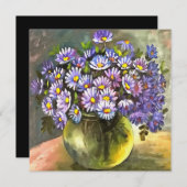 キング・ジョージ・アスターは金属製の花瓶を入れている 招待状 (正面/裏面)