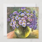 キング・ジョージ・アスターは金属製の花瓶を入れている 招待状 (正面)