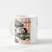 キング・タイガー/第2次世界大戦 コーヒーマグカップ (正面左)