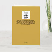 キング・チャールズ2世メリー誕生日・グリーティング・カード カード (裏面)