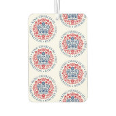 キング・チャールズ3rdエンブレム記念 カーエアーフレッシュナー (裏面)