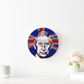 キング・チャールズIIIラウンド・クロック ラウンド壁時計 (ホーム)