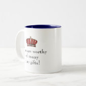 “キング” ツートーンマグカップ (正面左)