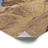 キング・ドジョザーのステップピラミッド紀元前2630年~2611年 ポスター (角)