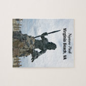 キング・ネプチューン・パーク、バージニアビーチ、VA ジグソーパズル (横)