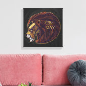 キング・フォー・ザ・デイ キャンバスプリント (インサイチュ (リビング))