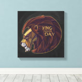 キング・フォー・ザ・デイ キャンバスプリント (インサイチュ (ウッドフロア))