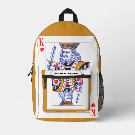 キング プリントバックパック (正面)
