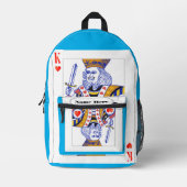 キング プリントバックパック (正面)