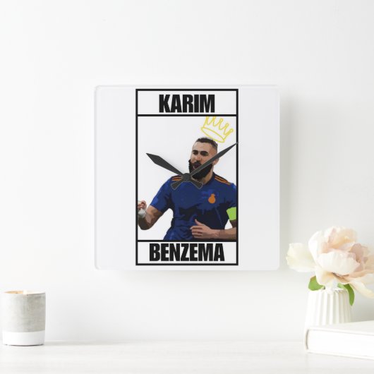 キング・ベンツ スクエア壁時計 (ホーム)