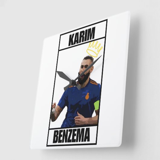 キング・ベンツ スクエア壁時計 (傾斜)