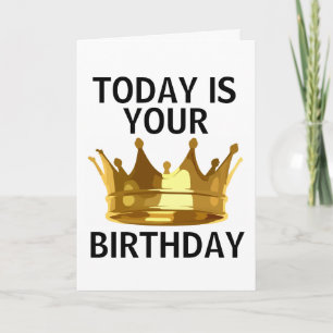 キング メンズ 誕生日カード カード