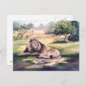 キング・ライオンハガキ ポストカード (正面/裏面)