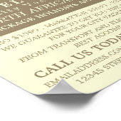 キング・ラムセス二世の像、旅行代理店の広告 ポスター (角)