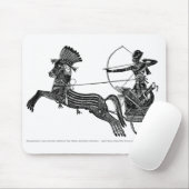 キング・ラムセスIIヴィンテージエジプト美術マウスパッド! マウスパッド (マウス)