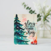 キング・生まれたばかりのクリスマス・キャロルの栄光 シーズンポストカード (スタンド正面)