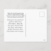 キング・生まれたばかりのクリスマス・キャロルの栄光 シーズンポストカード (裏面)