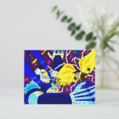 キング《鳥》ハヤブサvsマニアック葉書 ポストカード (スタンド正面)