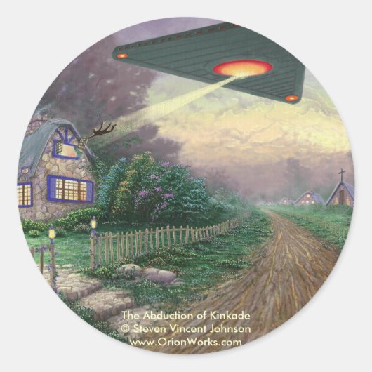 キンケイドの誘拐とキンクの誘拐… ラウンドシール (正面)