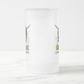 キンケイドクランバッジ フロストグラスビールジョッキ (中央)